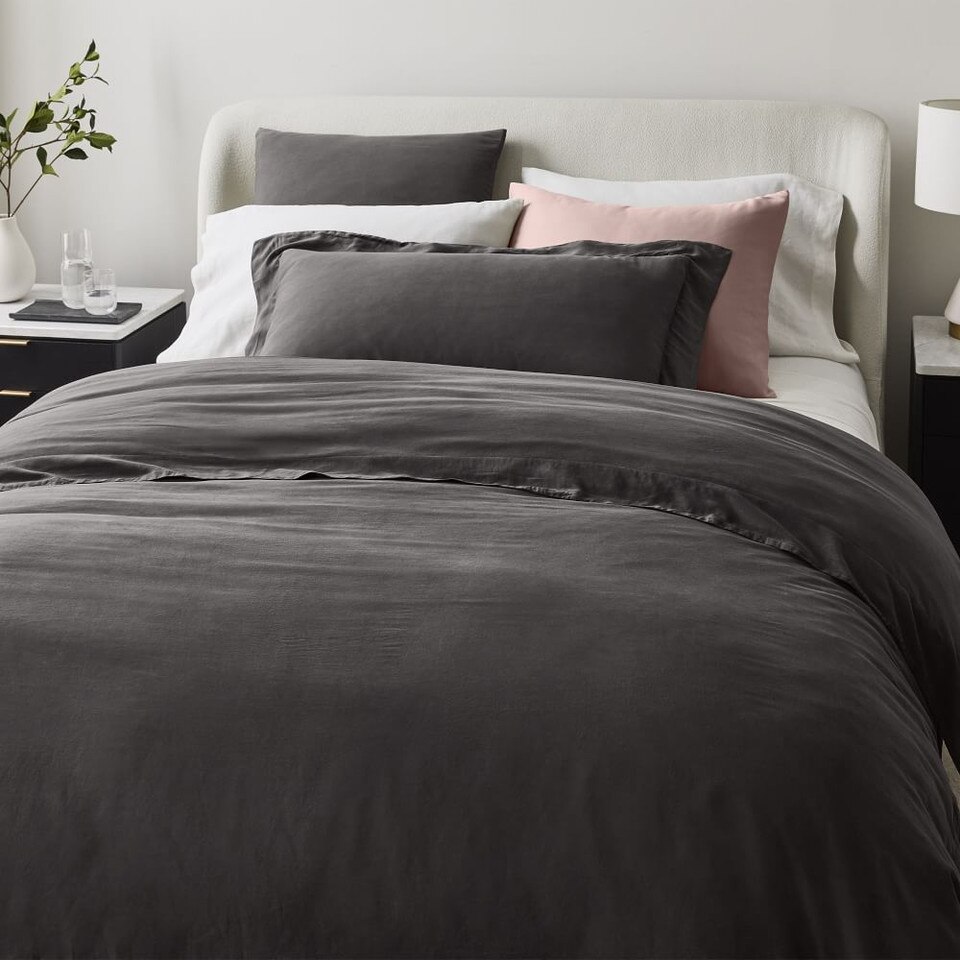 Silky Brushed TENCEL™ Quilt Cover & Pillowcases West Elm Australia
